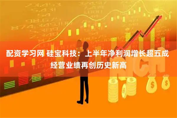 配资学习网 硅宝科技：上半年净利润增长超五成 经营业绩再创历史新高