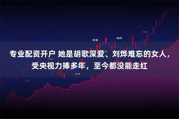 专业配资开户 她是胡歌深爱、刘烨难忘的女人，受央视力捧多年，至今都没能走红